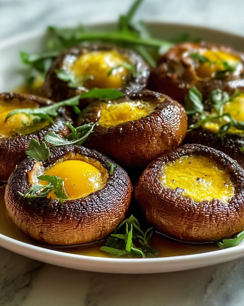 Garlic Butter Roasted Mushrooms Recipe - Recipe Image