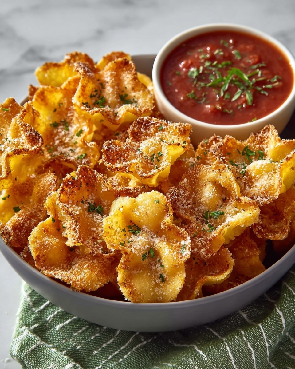 Air Fryer Pasta Chips: The Crispiest, Easiest Recipe - Recipe Image