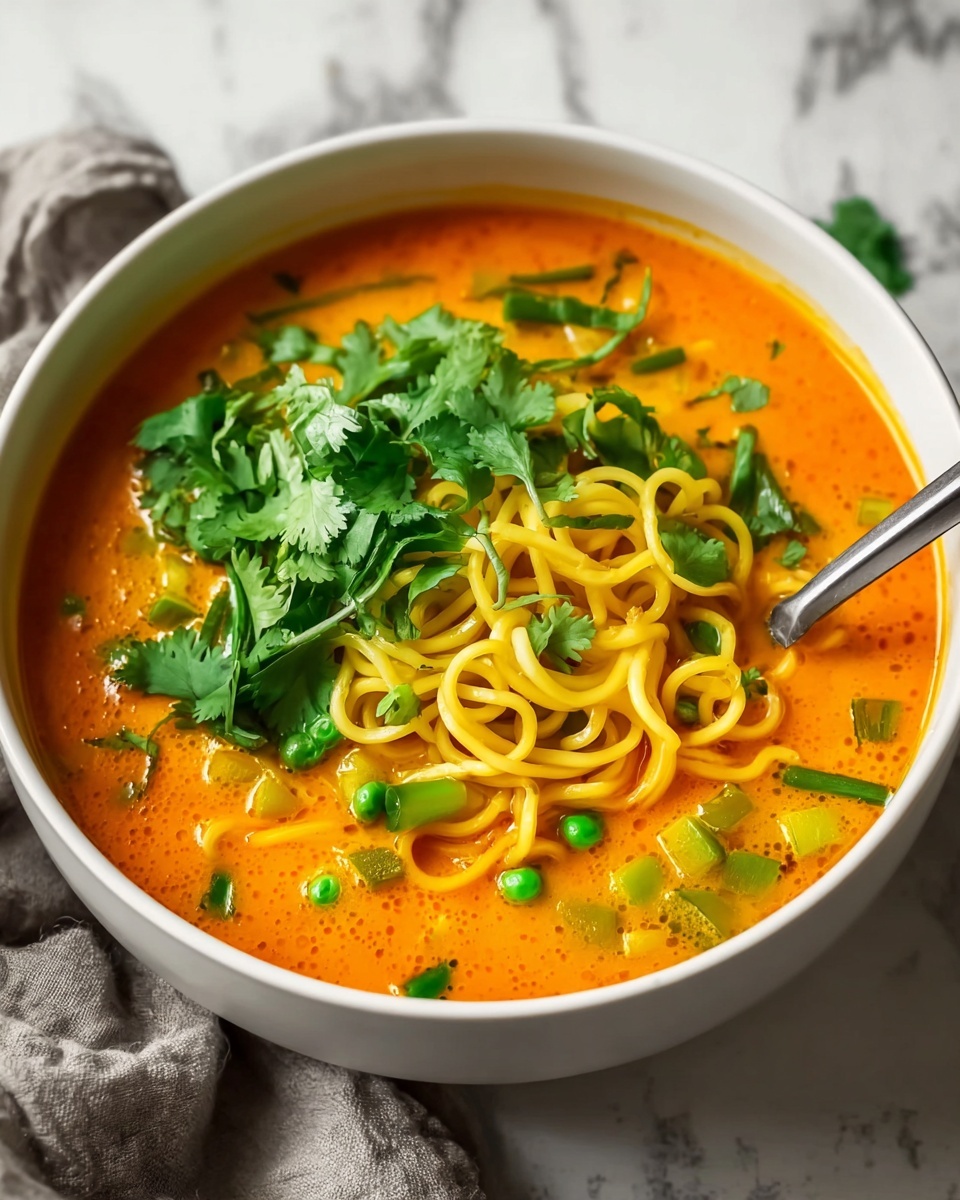 Thai Red Curry Noodle Soup Recipe - Recipe Image
