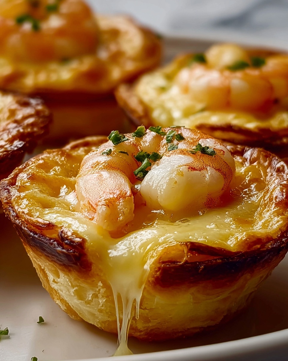 Cheddar Crab and Shrimp Mini Quiches Recipe - Recipe Image