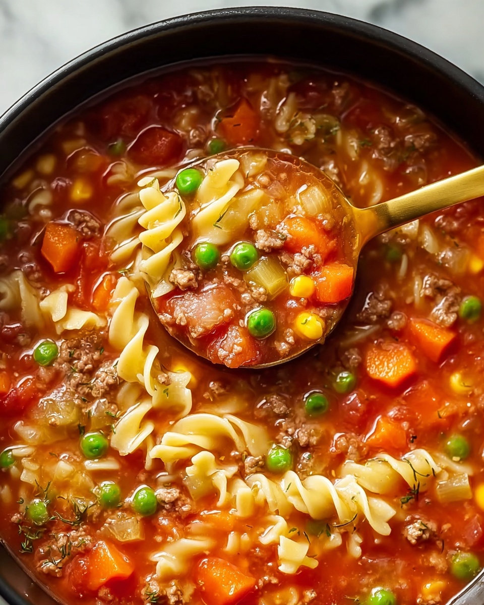 Vegetable Beef Noodle Soup Recipe - Recipe Image