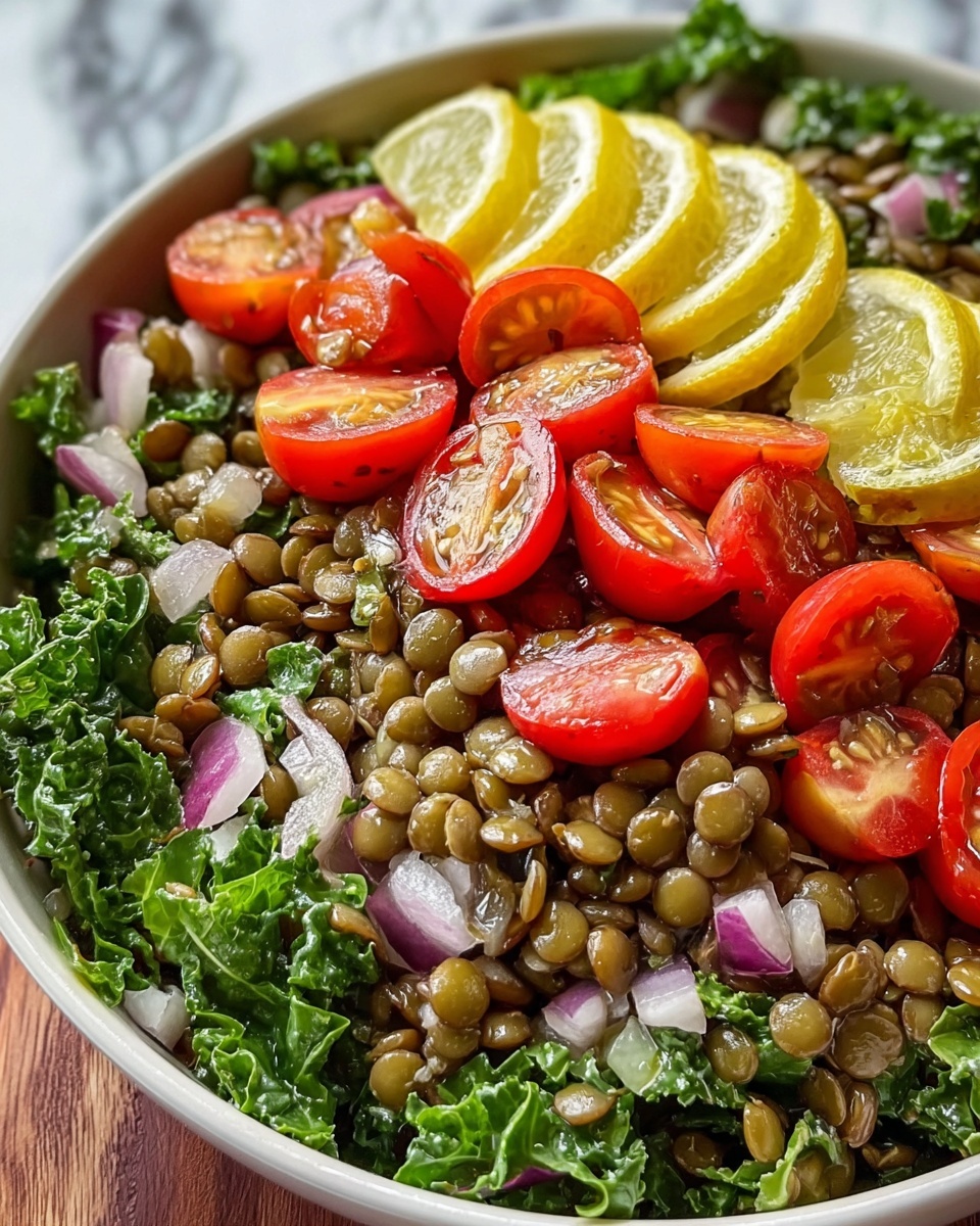 Lemon Pesto Lentil Salad Recipe - Recipe Image