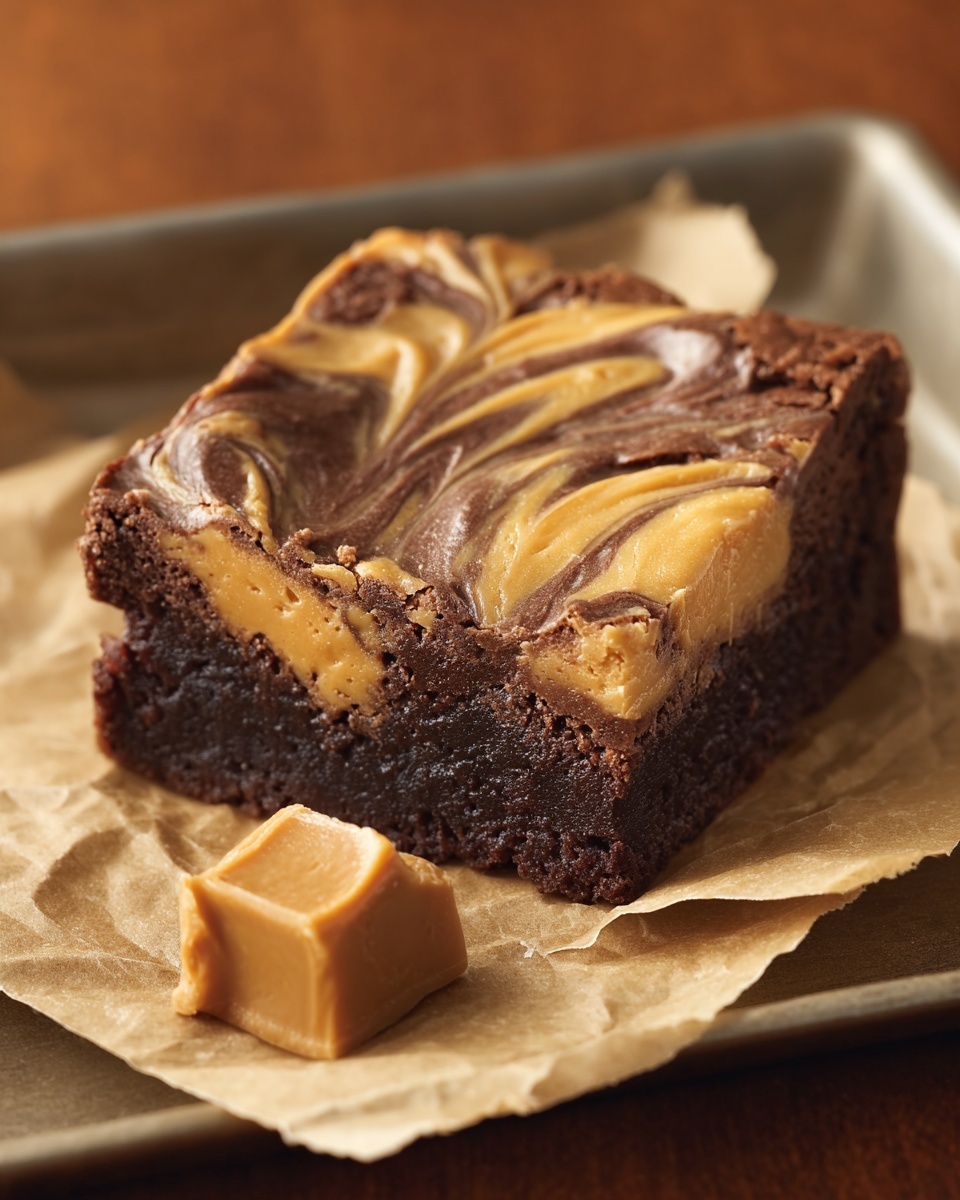 Peanut Butter Brownies Recipe - Recipe Image
