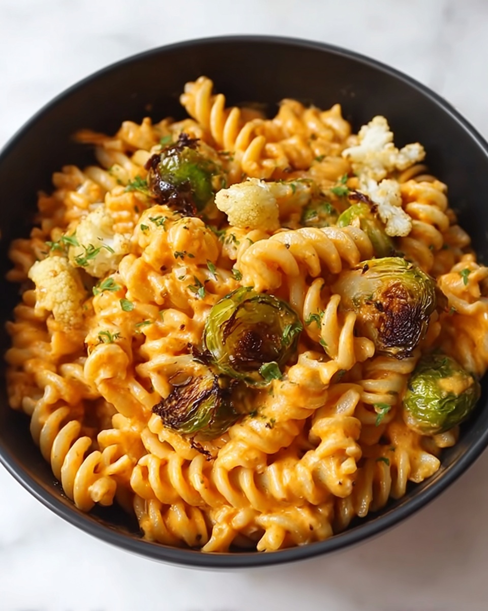 Pumpkin Mac and Cheese with Roasted Veggies Recipe - Recipe Image