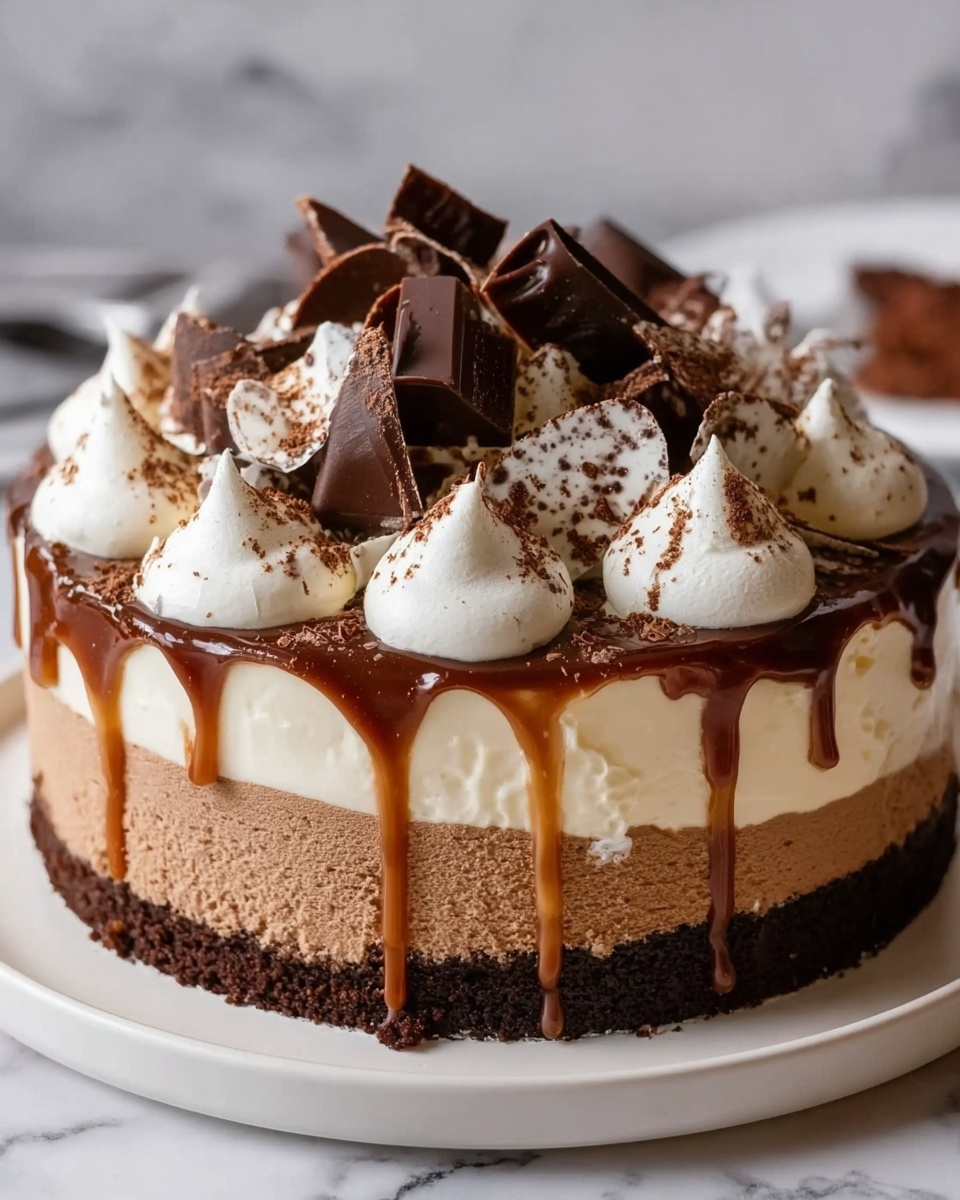 Coffee and Fudge Ice Cream Cake Recipe - Recipe Image