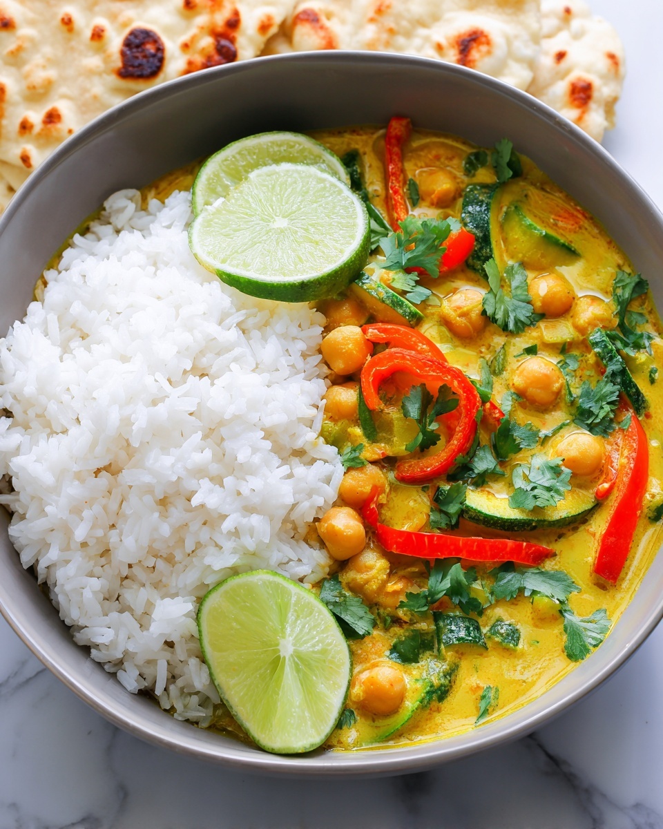 Coconut Curry with Vegetables and Protein Recipe - Recipe Image