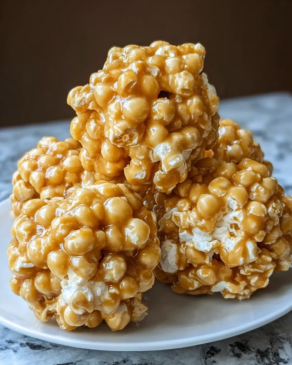 Caramel Popcorn Balls Recipe - Recipe Image