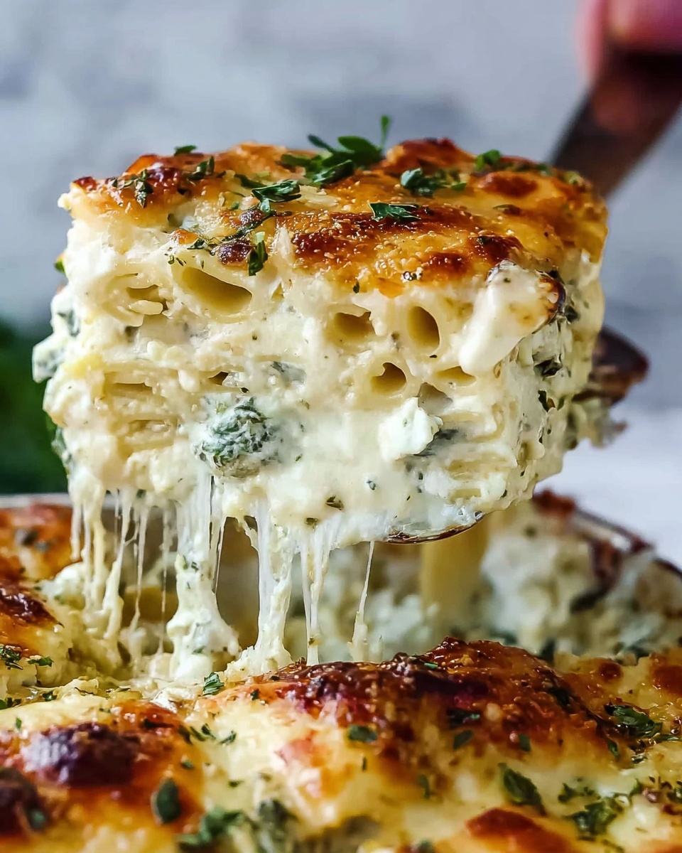 Creamy Chicken Spinach Lasagna Recipe - Recipe Image