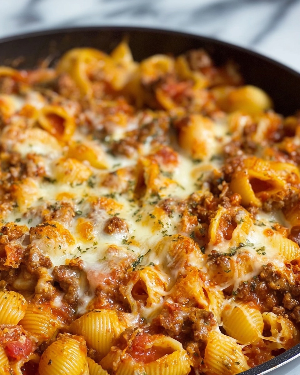 One-Pot Cheesy Taco Pasta Recipe - Recipe Image