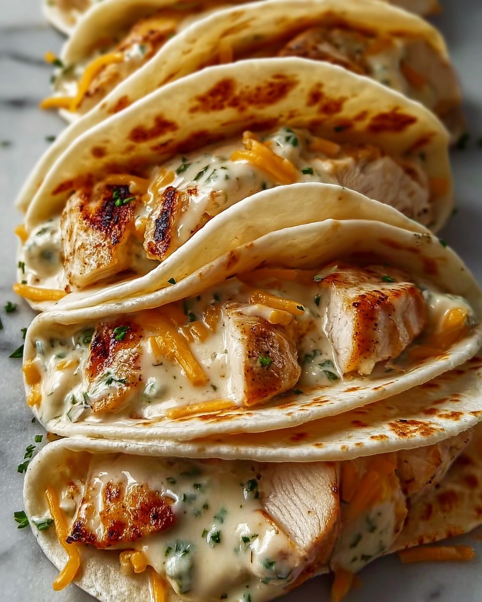 Cheesy Garlic Chicken Wraps Recipe - Recipe Image