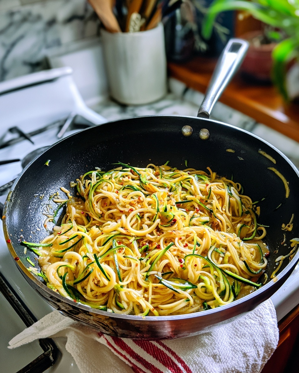 Zucchini Noodle Stir Fry Recipe - Recipe Image