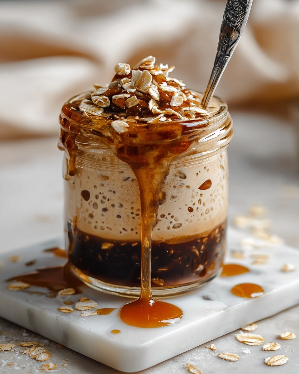 Caramel Macchiato Overnight Oats Recipe - Recipe Image