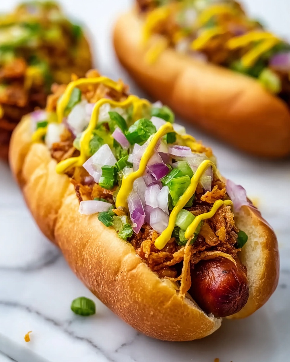 Loaded Scandi Hot Dogs Recipe - Recipe Image