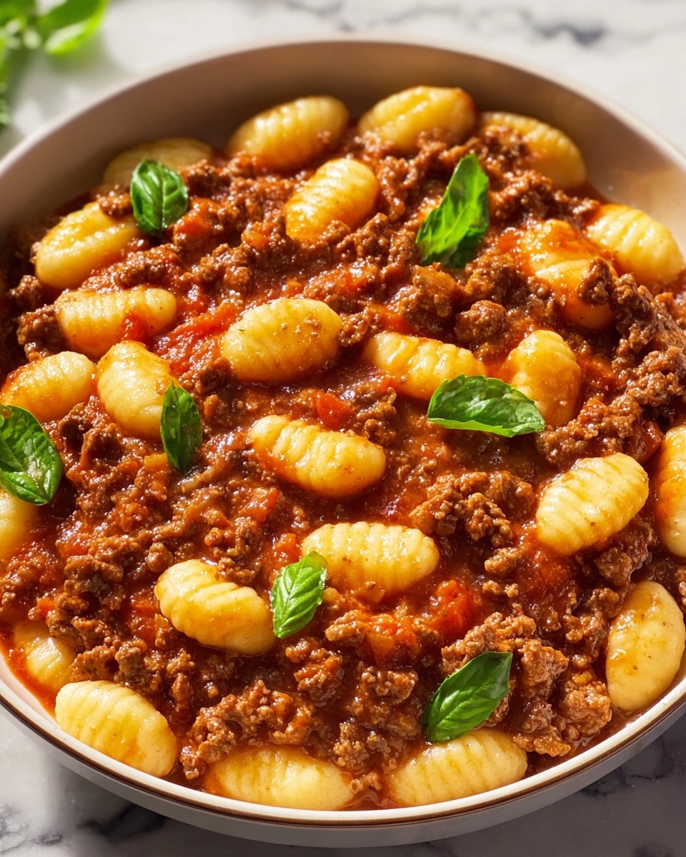 Gnocchi Bolognese Recipe - Recipe Image