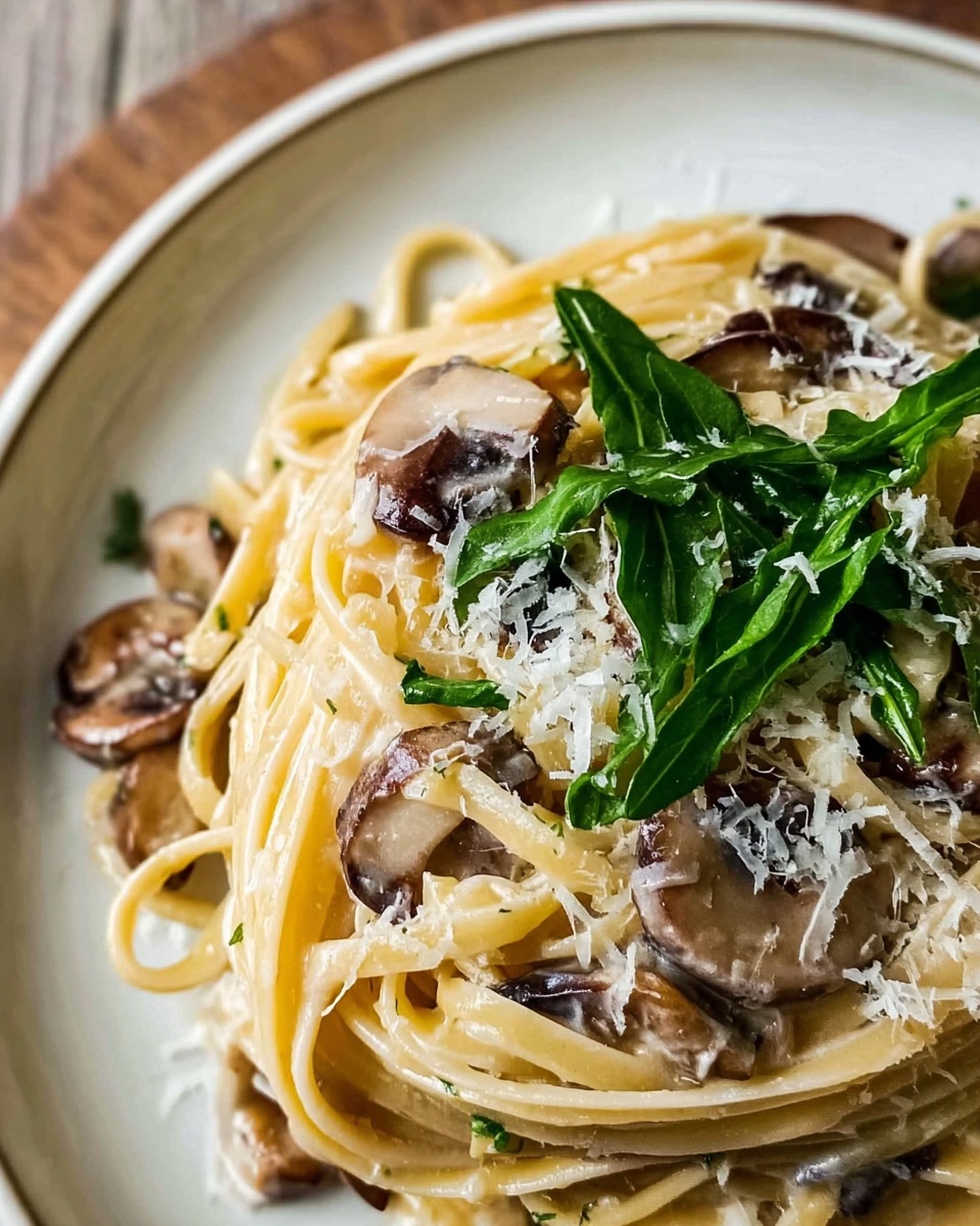 Creamy Mushroom Pasta Recipe - Recipe Image
