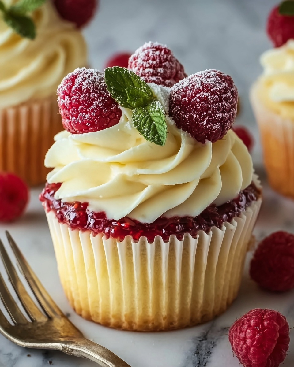 Luscious Lemon Raspberry Swirl Cheesecake Cups Recipe - Recipe Image