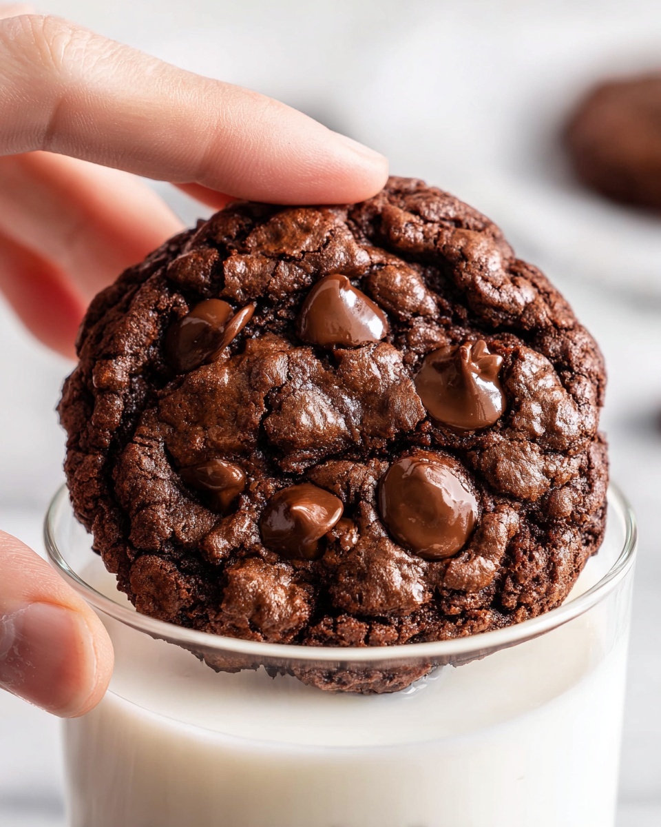 Chewy Double Chocolate Chip Cookies Recipe - Recipe Image