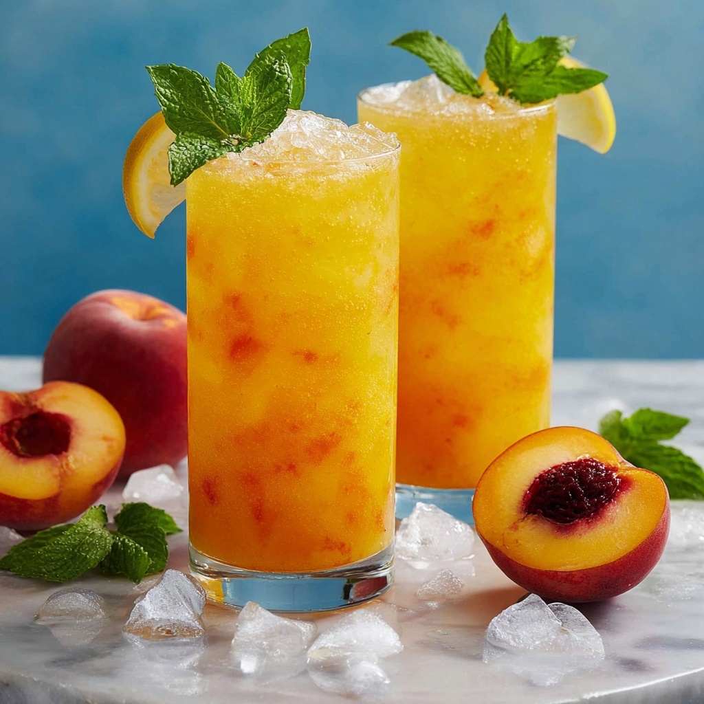 Peach Lemonade: The Ultimate Refreshing Summer Drink Recipe - Recipe Image
