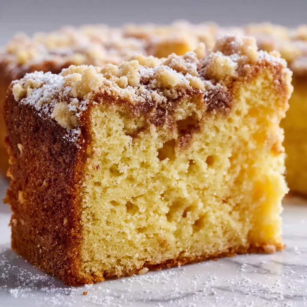 Cake Mix Coffee Cake with Cinnamon Streusel Recipe - Recipe Image