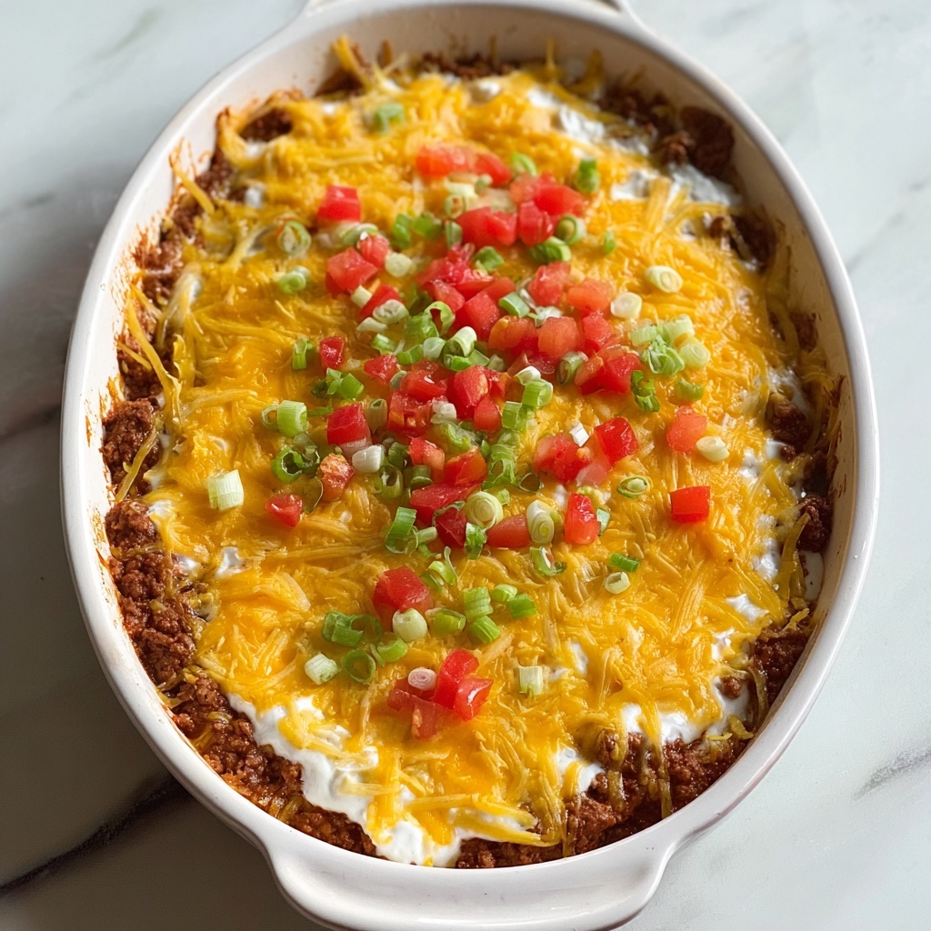 Baked Taco Dip Recipe - Recipe Image