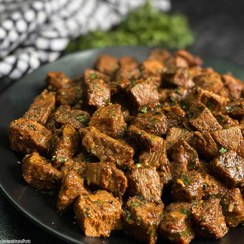 Crock Pot Steak Bites Recipe - Recipe Image