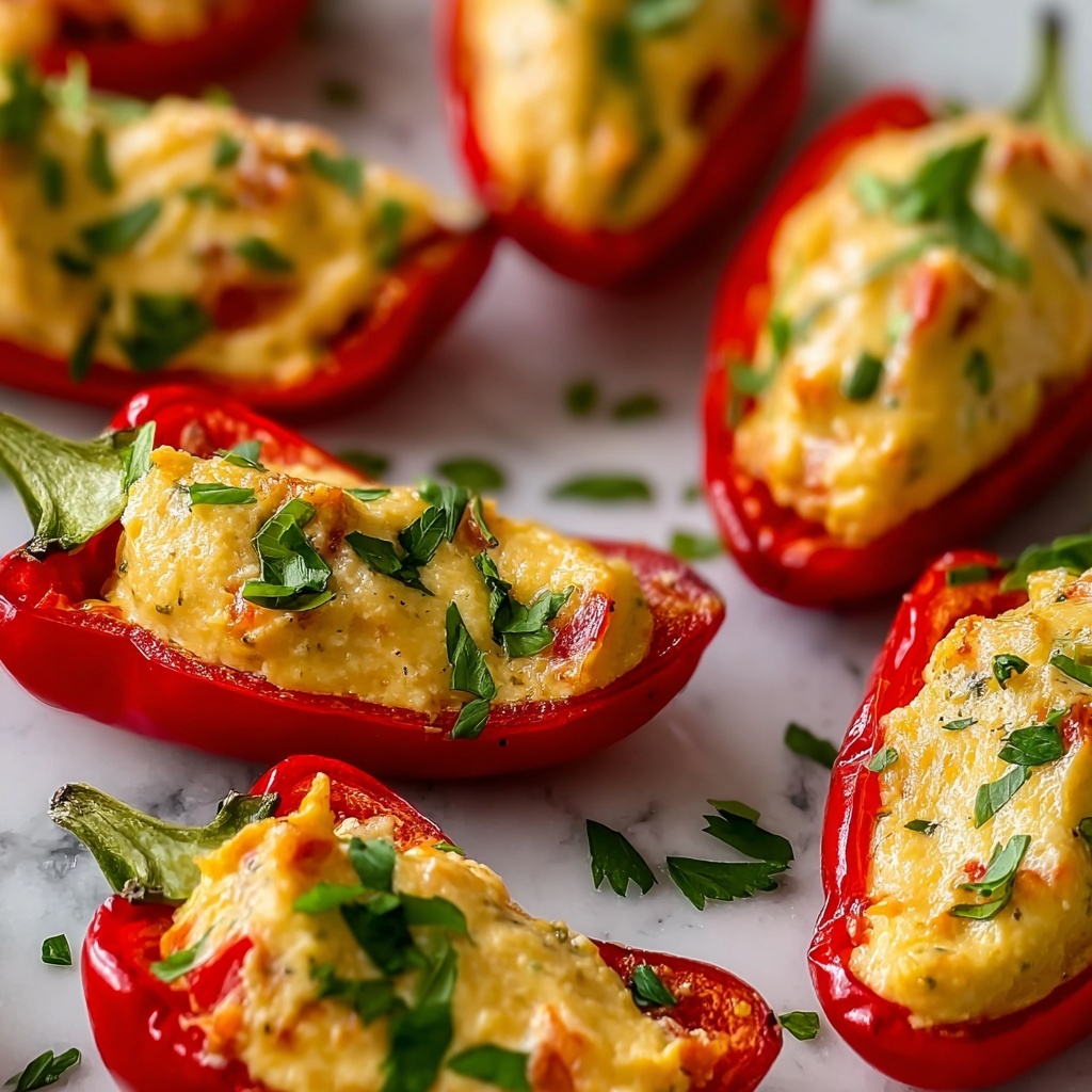 Pimento Cheese Stuffed Mini Peppers Recipe - Recipe Image