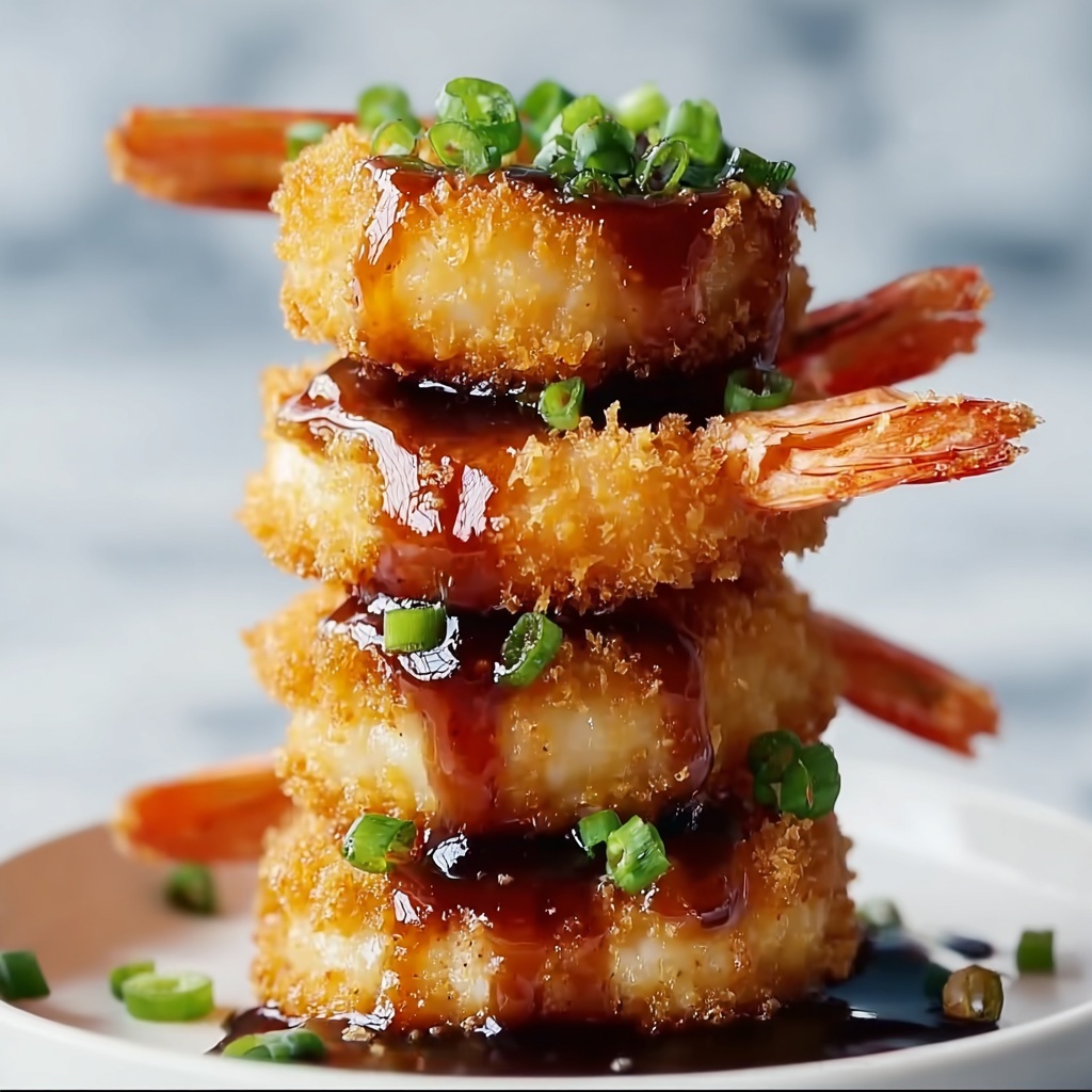 Shrimp Tempura Sushi Stack Recipe - Recipe Image