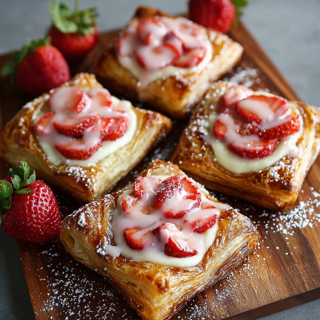 Strawberry Danish Recipe - Recipe Image