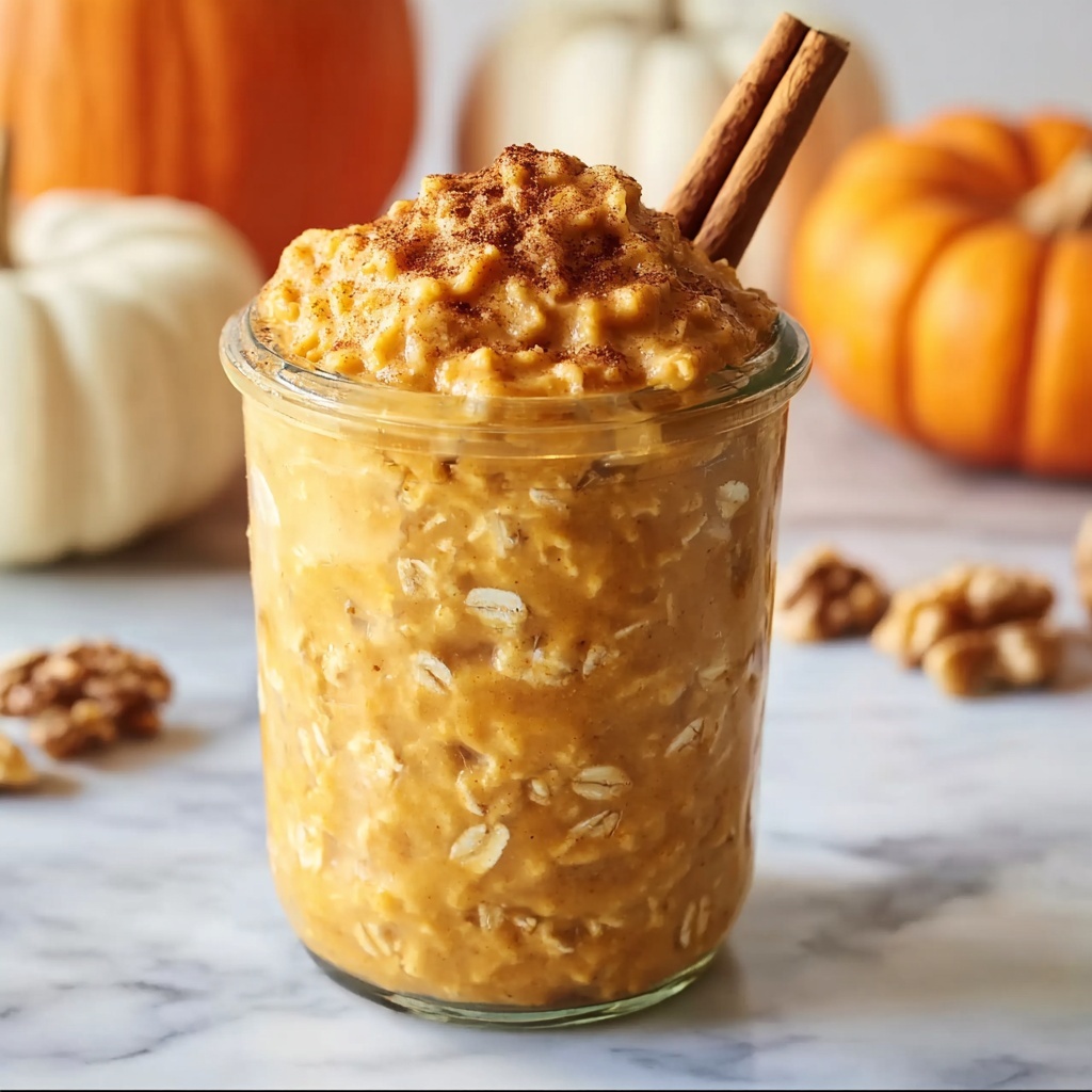 Pumpkin Spice Overnight Oats Recipe - Recipe Image