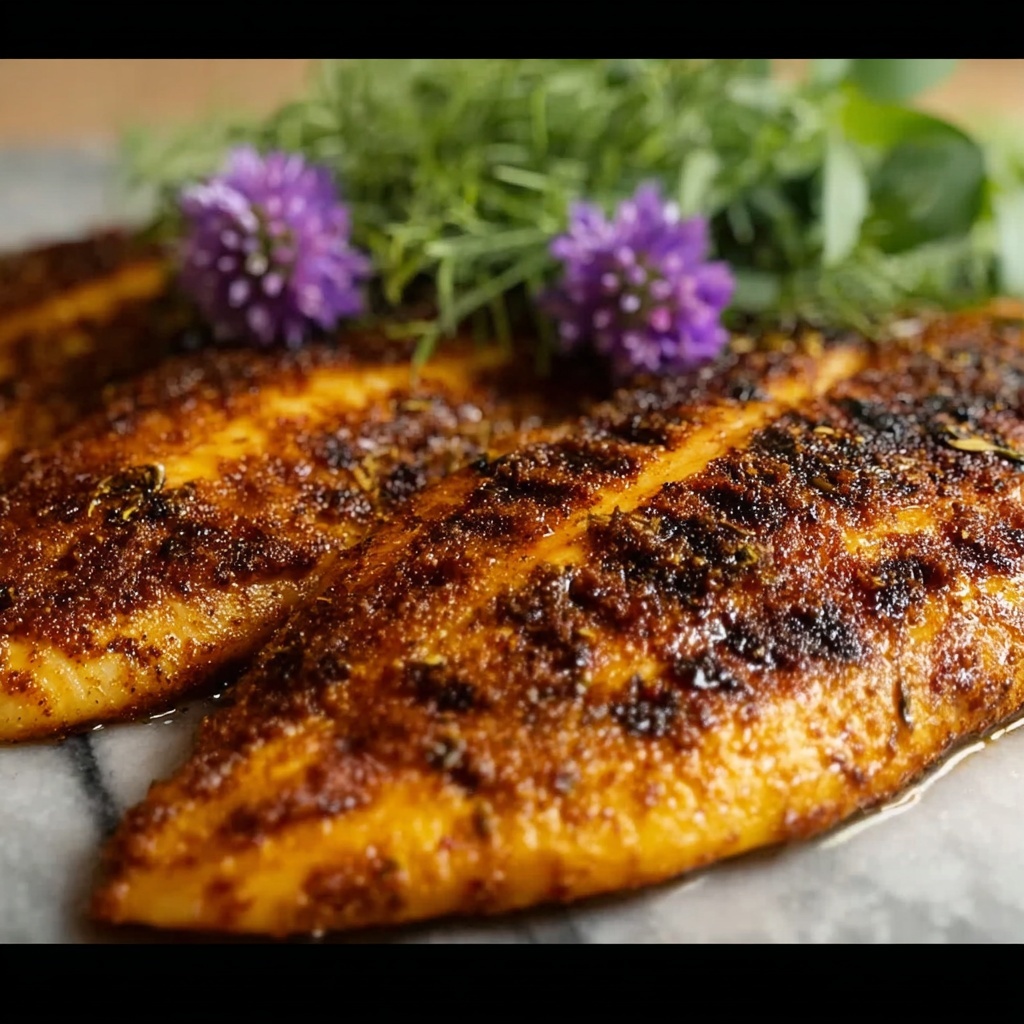 Cajun Blackened Catfish Recipe - Recipe Image