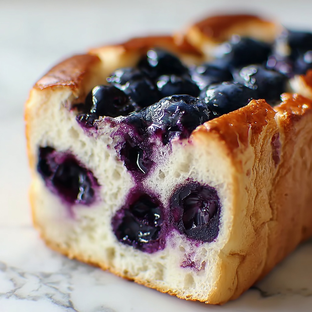 Blueberry Cream Cheese Bread Recipe - Recipe Image