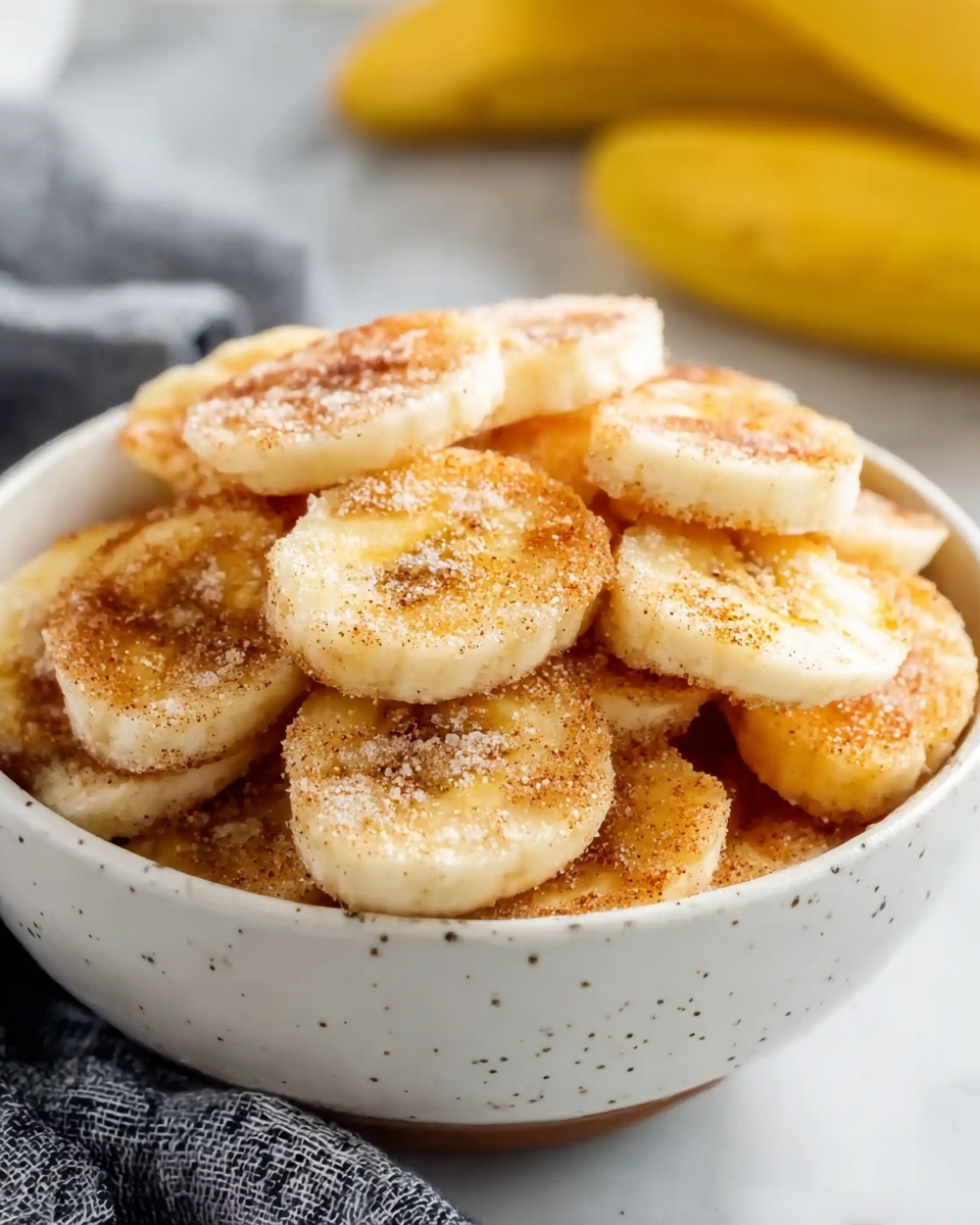 Cinnamon-Sugar Air Fryer Banana Chips Recipe - Recipe Image