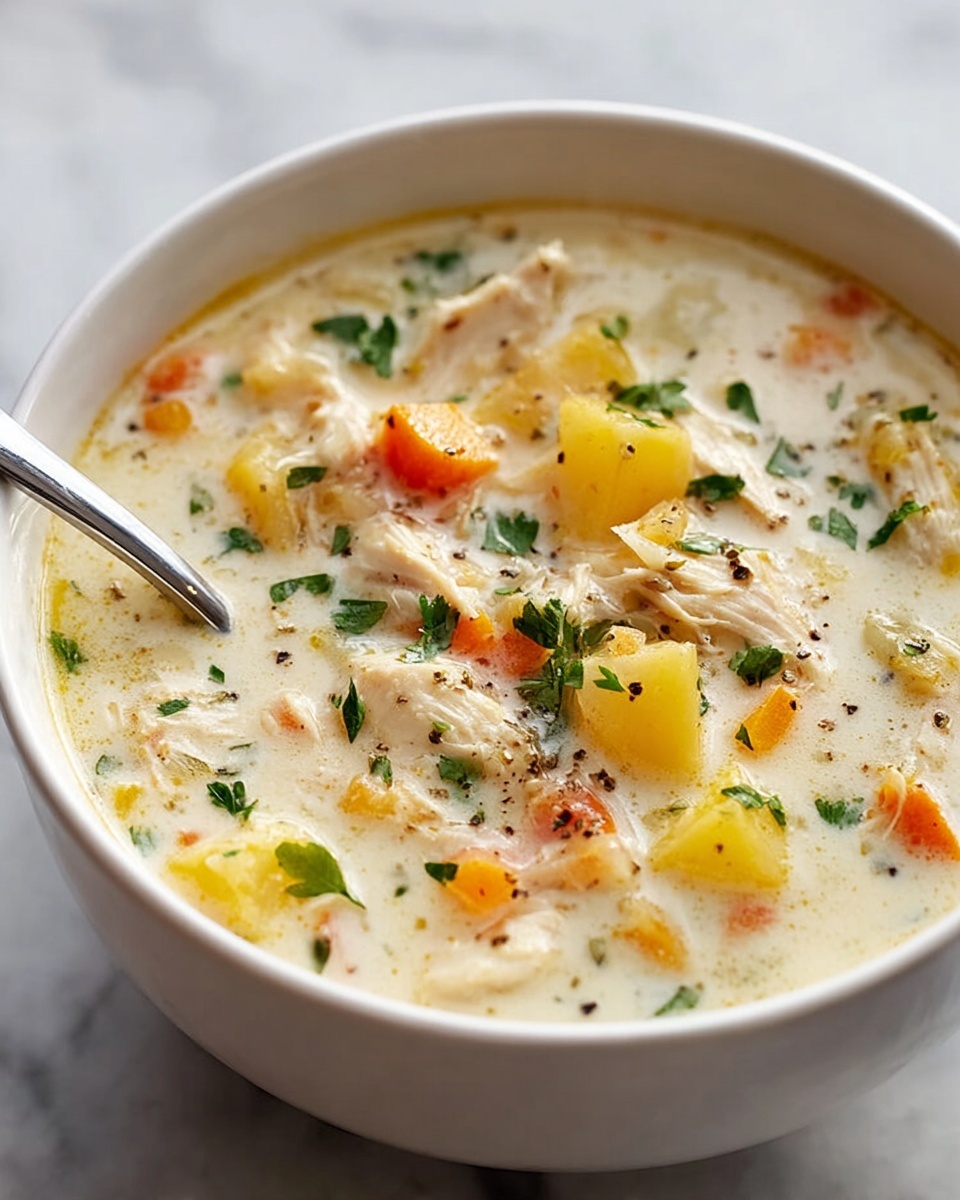 Creamy Chicken and Potato Soup Recipe - Recipe Image