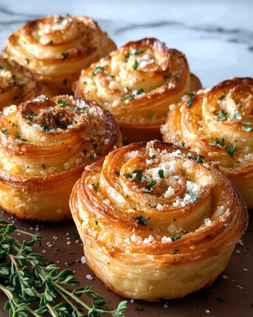 Garlic Parmesan Herb Cruffins Recipe - Recipe Image