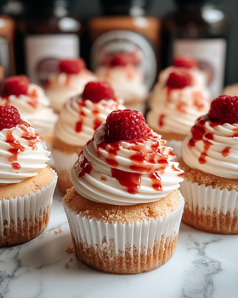 Mini Jammie Dodger Cheesecakes Recipe - Recipe Image