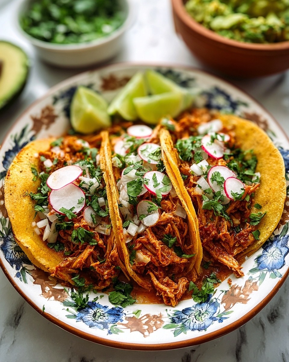 The Best Chicken Tinga Tacos Recipe - Recipe Image