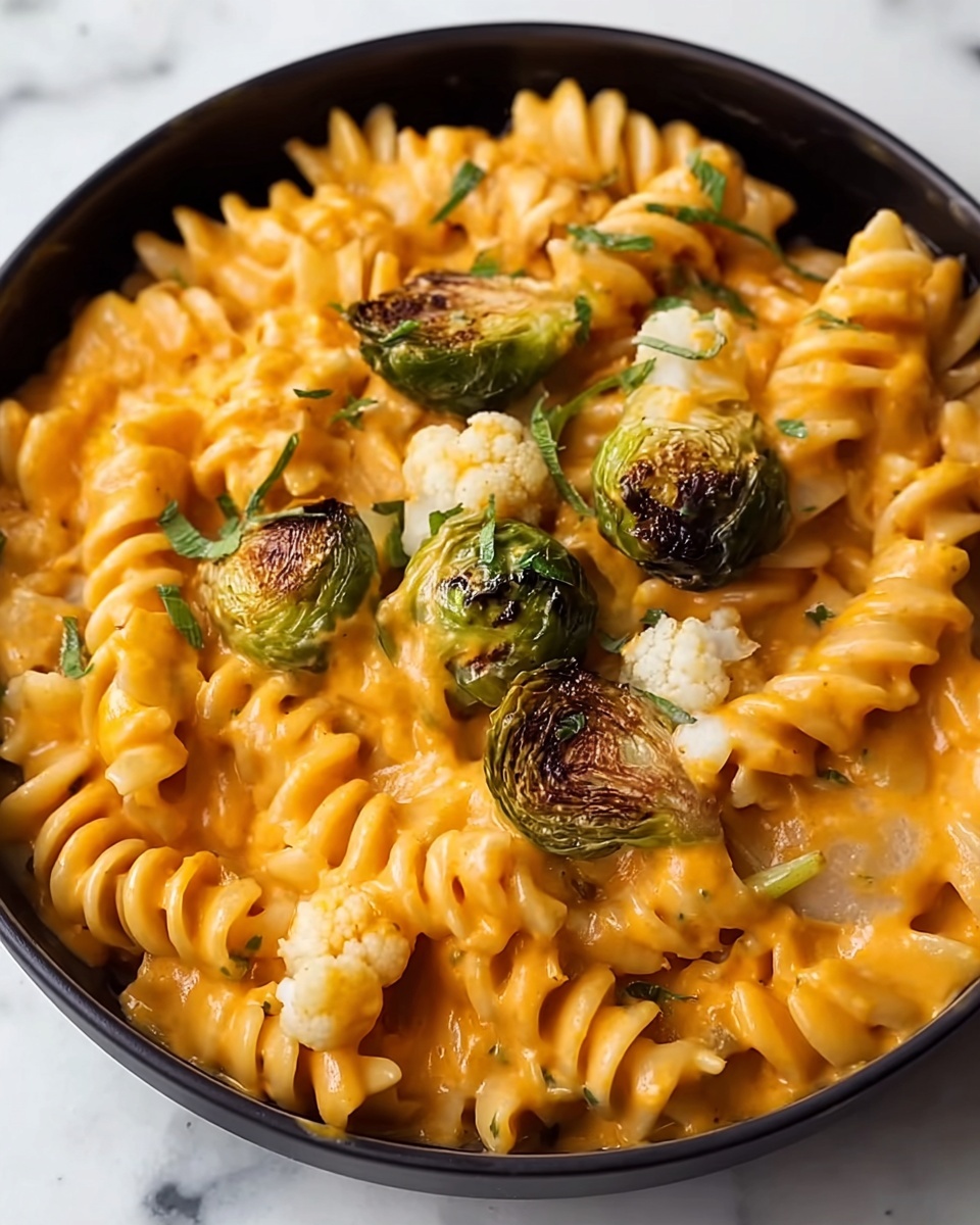 Pumpkin Mac and Cheese with Roasted Veggies Recipe - Recipe Image