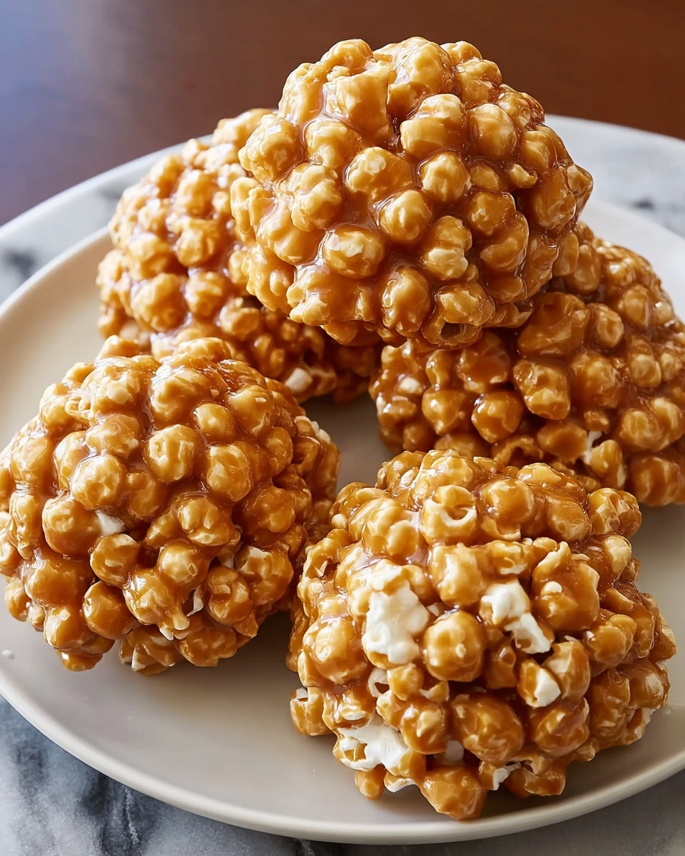 Caramel Popcorn Balls Recipe - Recipe Image