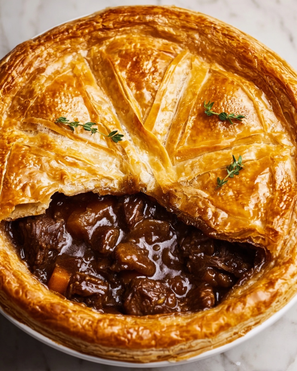Steak and Onion Pie Recipe - Recipe Image