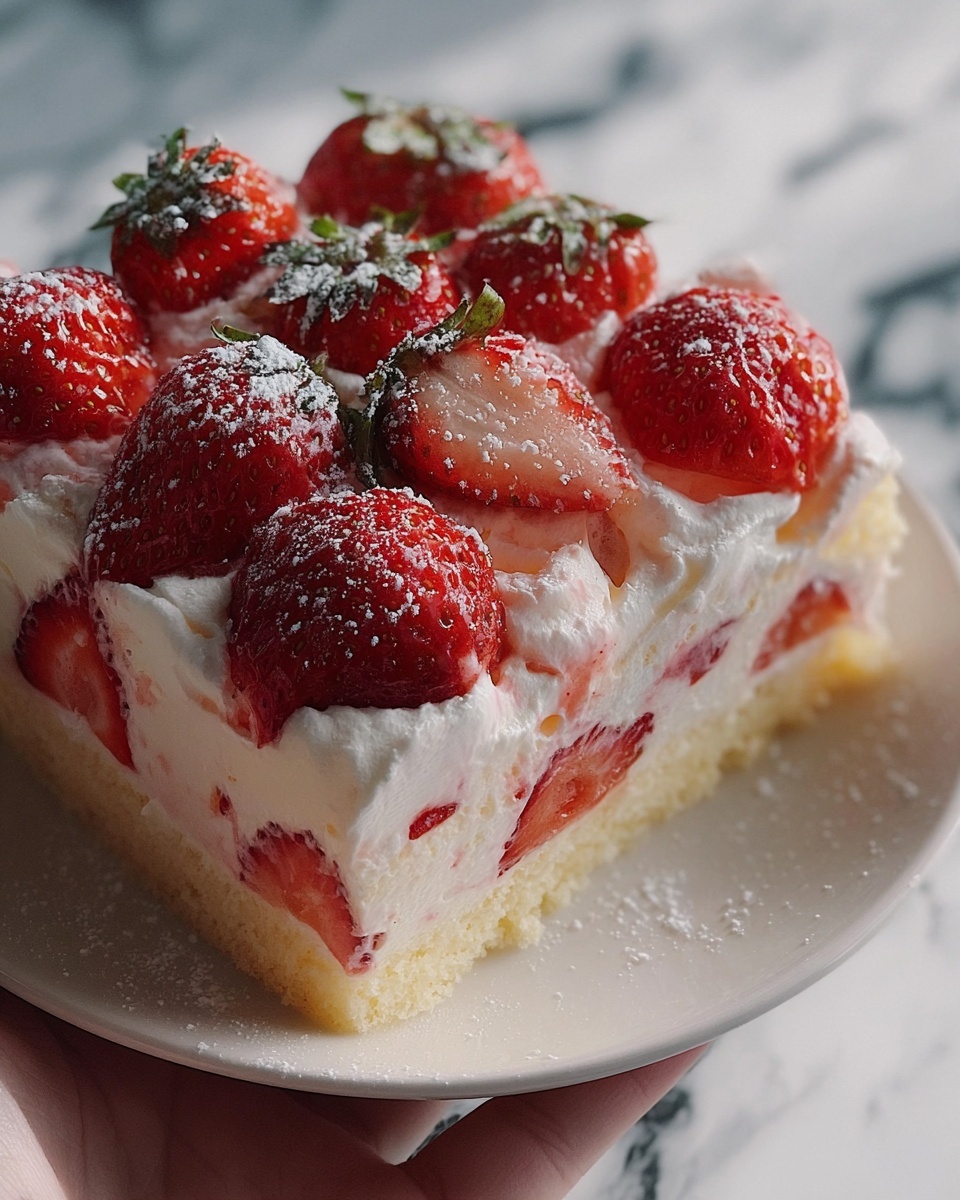 Strawberry Italian Cream Pound Cake Recipe - Recipe Image