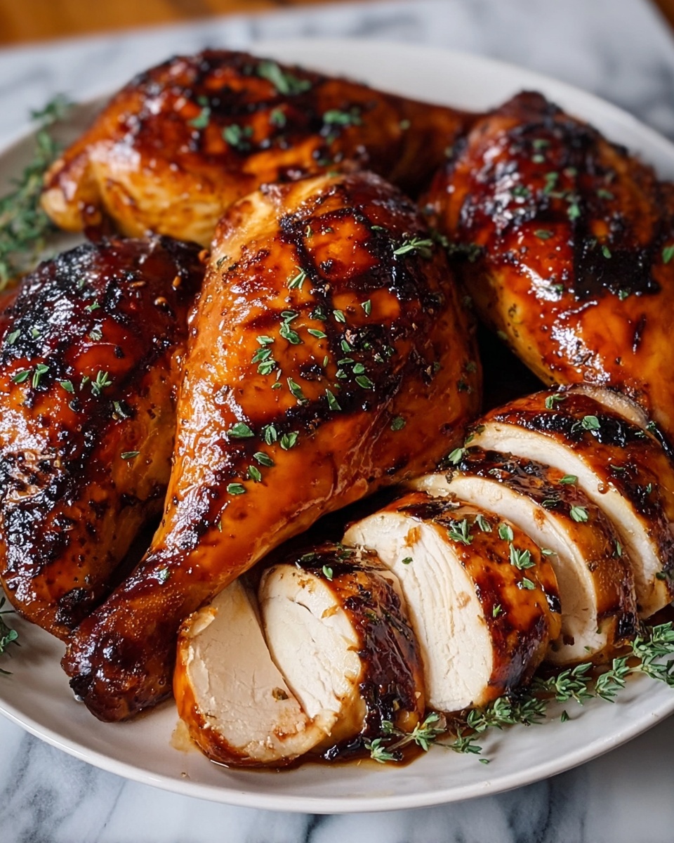 Maple-Butter-Glazed Roast Turkey Recipe - Recipe Image