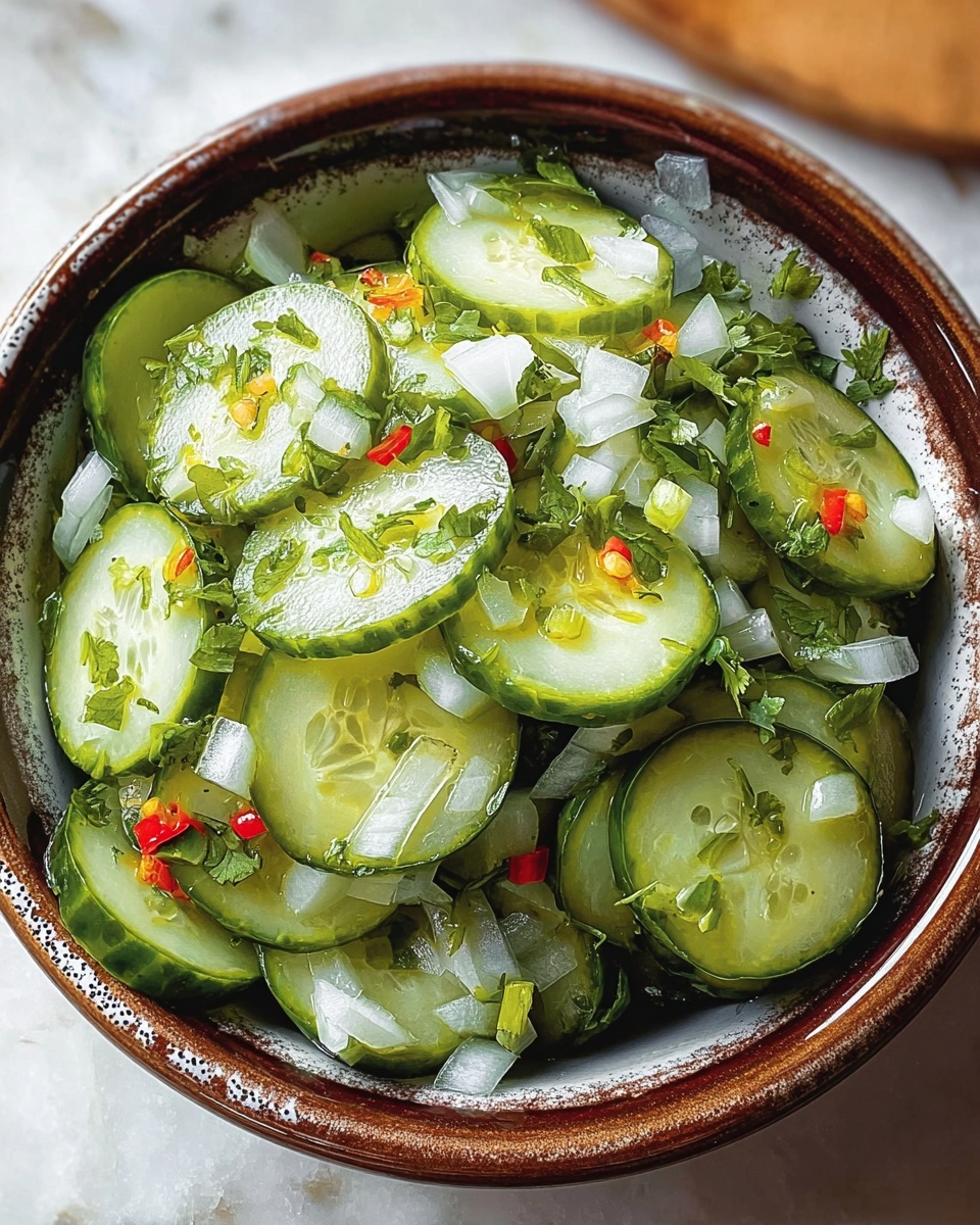 Mexican-Style Pickled Cucumbers Recipe - Recipe Image