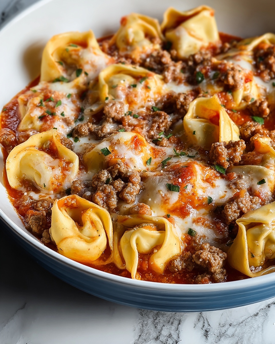 Meat Lovers Pizza Tortellini Recipe - Recipe Image