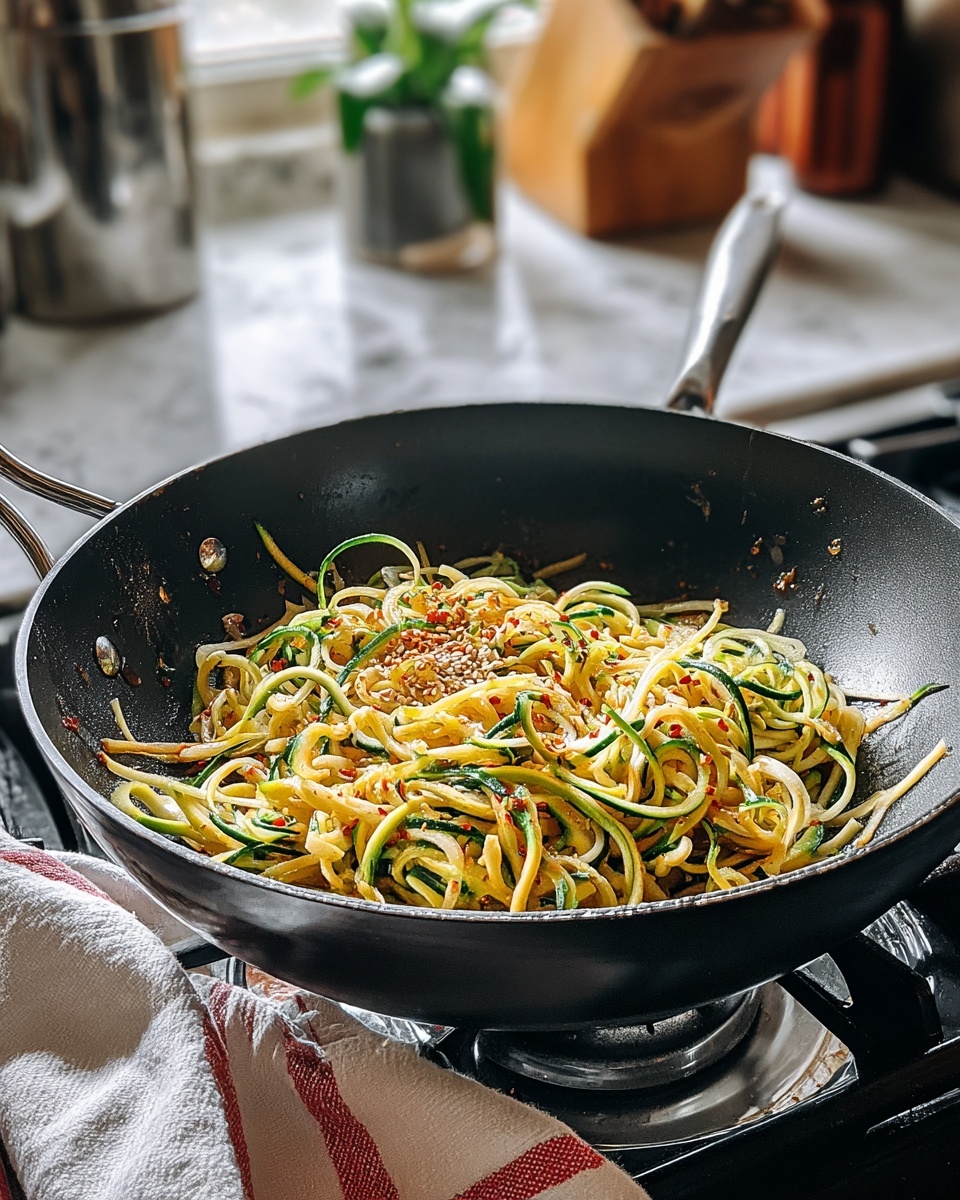 Zucchini Noodle Stir Fry Recipe - Recipe Image