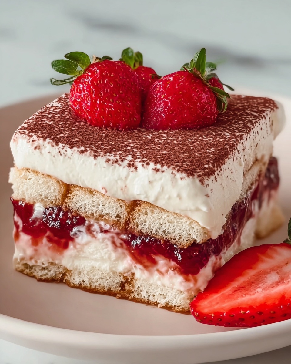 Strawberry Tiramisu Recipe - Recipe Image