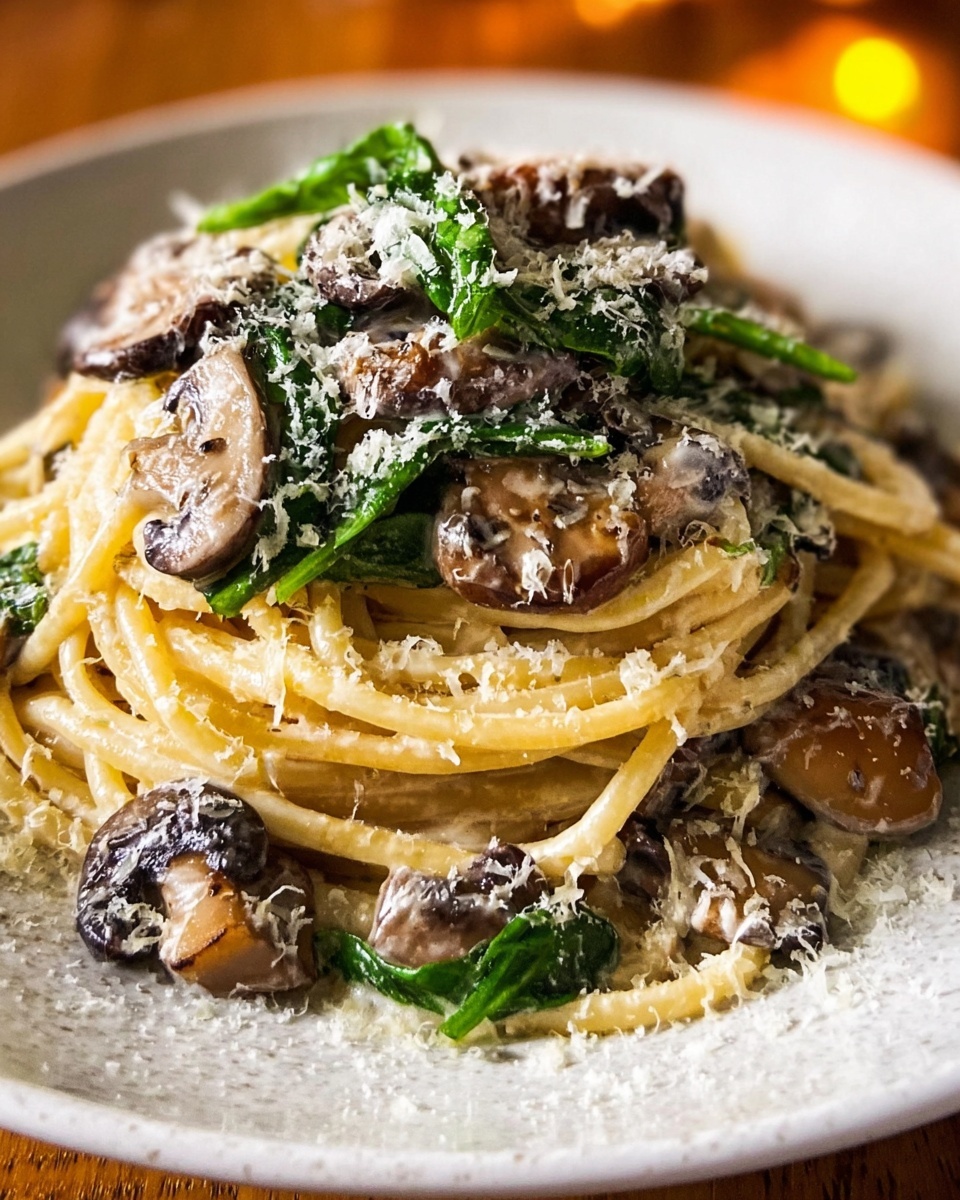 Creamy Mushroom Pasta Recipe - Recipe Image