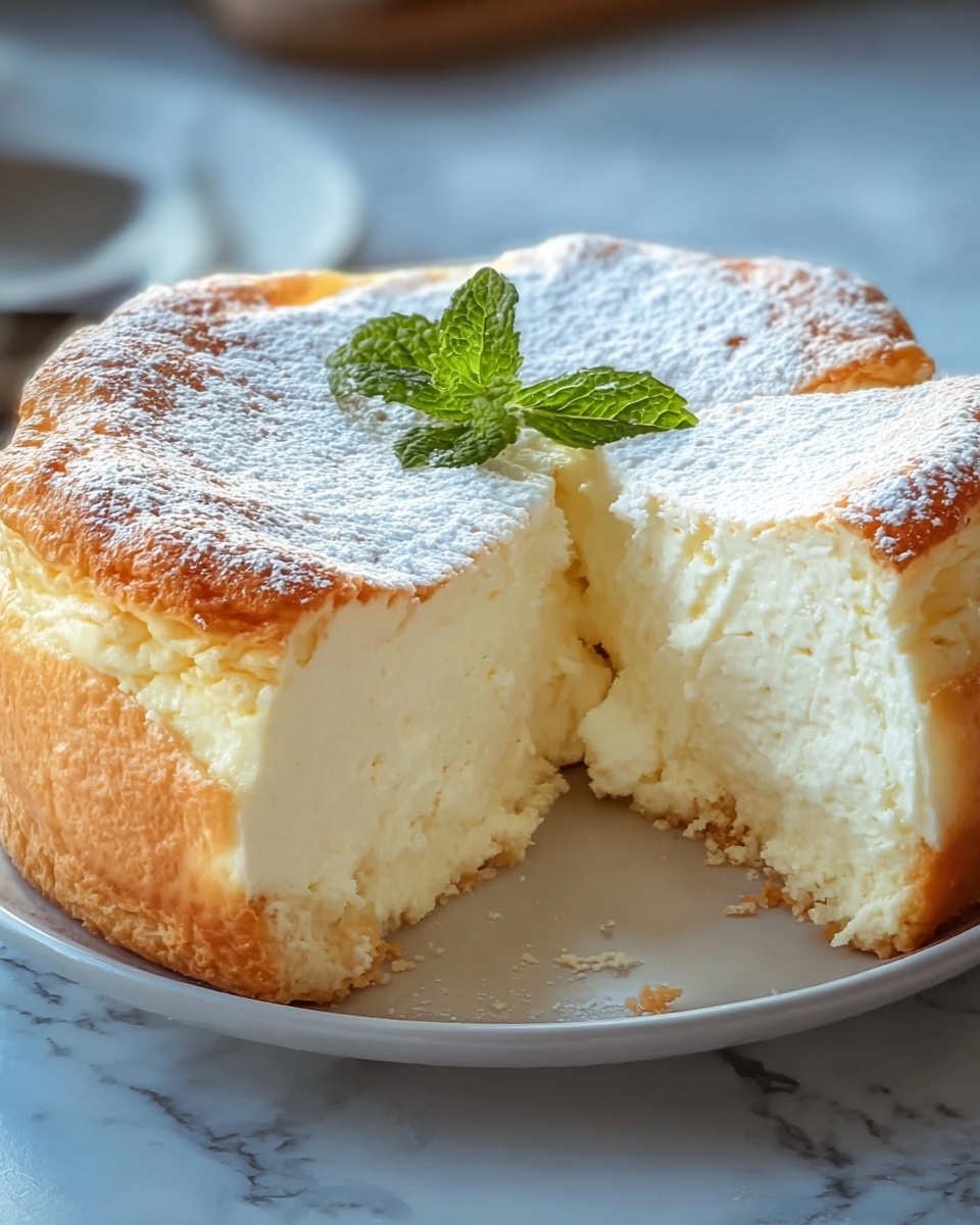 Light & Fluffy Yogurt Cloud Cake Recipe - Recipe Image