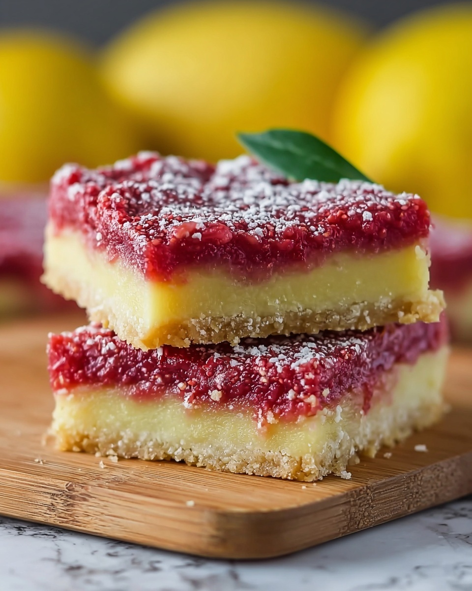 Raspberry Lemon Bars Recipe - Recipe Image