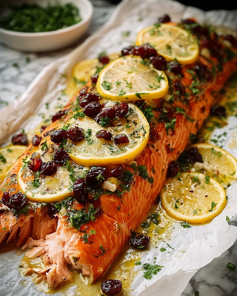 Christmas Baked Salmon: Easy & Make-Ahead Recipe - Recipe Image