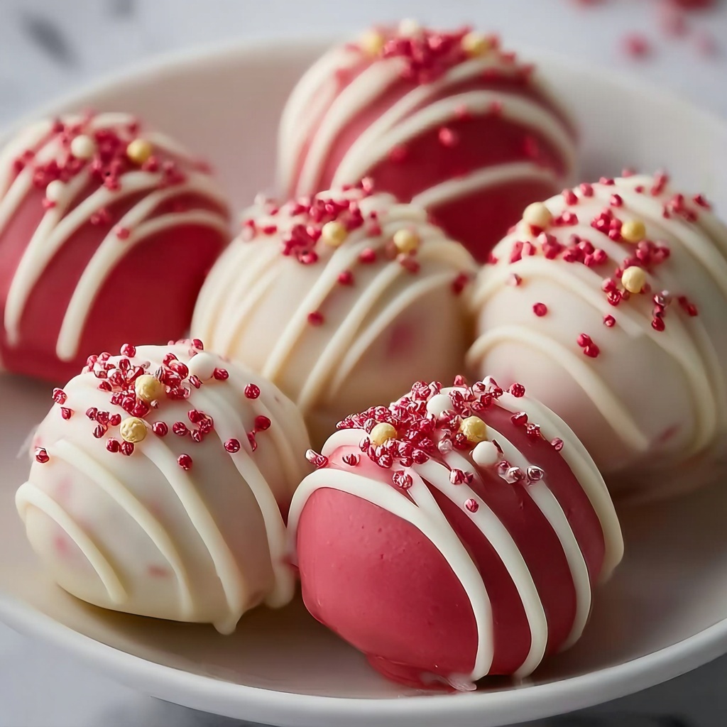Strawberry Cheesecake Truffle Balls Recipe - Recipe Image